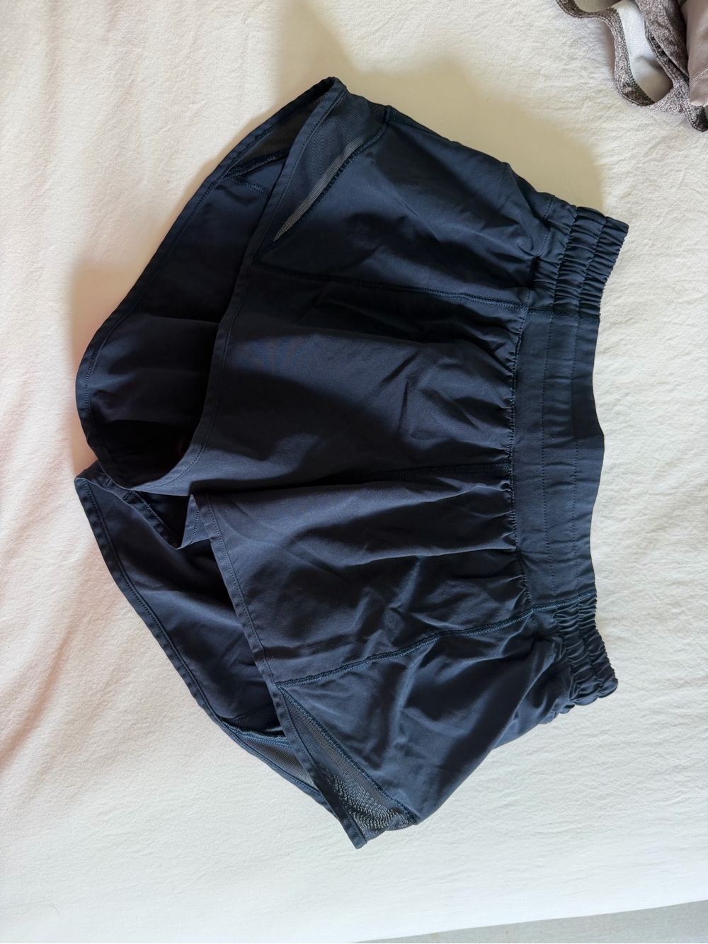 lululemon athletica Black Athletic Shorts with Inner Liner